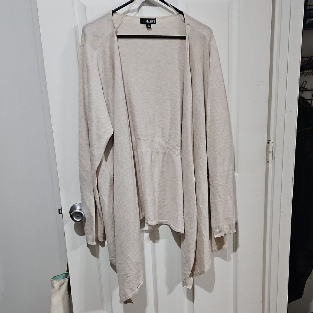 Bundle Sale‎ | 4 For $20 | A.n.na Elan Cream Open-Front Cardigan Sizw 1x